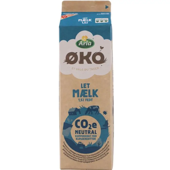 1/1 øko letmælk